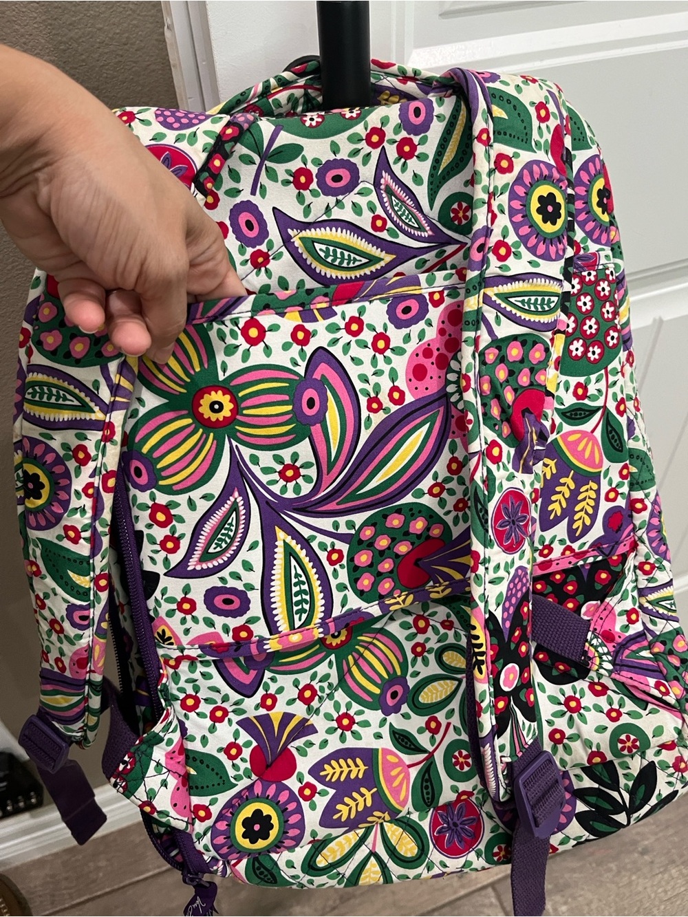 Vera Bradley Viva La Vera Backpack with Laptop compartment - Picture 6 of 6